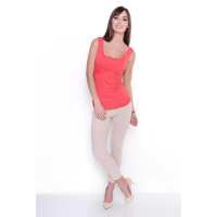 Damen Urban Basic Tank Top Shirt Fitness ; Koralle L/XL 40/42
