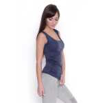 Damen Urban Basic Tank Top Shirt Fitness ; Grafit XS/S 34/36