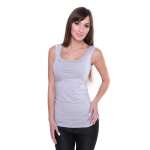 Damen Urban Basic Tank Top Shirt Fitness ; Grau Meliert...
