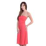 Damen Bandeau Bandeaukleid Sommer Kleid;