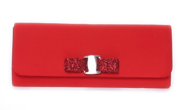 Damen Clutch Tasche Handtasche; Rot