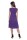 Kleid mit Raffungen V-Ausschnitt + MAMA Umstandsmode; Violett/XL/2XL 42/44