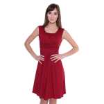 Kleid mit Raffungen V-Ausschnitt + MAMA Umstandsmode;...