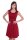 Kleid mit Raffungen V-Ausschnitt + MAMA Umstandsmode; Bordo/XL/2XL 42/44