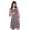 Kleid mit Raffungen V-Ausschnitt + MAMA Umstandsmode; Cappuccino/M/L 38/40