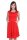 Kleid mit Raffungen V-Ausschnitt + MAMA Umstandsmode; Rot/XS/S 34/36