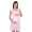 Kleid mit Raffungen V-Ausschnitt + MAMA Umstandsmode; Puderrosa/3XL/4XL 46/48