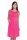 Kleid mit Raffungen V-Ausschnitt + MAMA Umstandsmode; Pink/XL/2XL 42/44