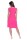 Kleid mit Raffungen V-Ausschnitt + MAMA Umstandsmode; Pink/XL/2XL 42/44