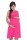 Kleid mit Raffungen V-Ausschnitt + MAMA Umstandsmode; Pink/XL/2XL 42/44