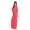 Maxi-Kleid elastischer Bund Dress Sommerkleid tailliert Lang,