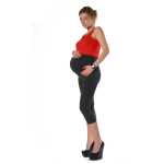 Umstandsleggings 3/4 Baumwolle Schwangerschaft Bauchbund EU