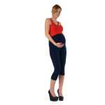 Umstandsleggings 3/4 Baumwolle Schwangerschaft Bauchbund EU