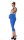 MAMA Umstands Leggings 3/4 in Baumwolle; Blau/M/38