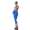 MAMA Umstands Leggings 3/4 in Baumwolle; Blau/L/40