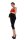 MAMA Umstands Leggings 3/4 in Baumwolle; Schwarz/S/36