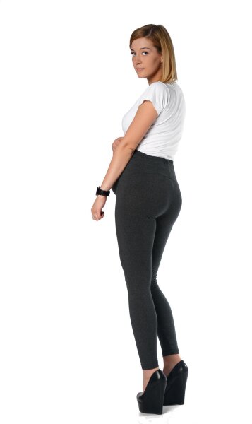 MAMA Umstands Leggings in vielen Farben Baumwolle; Grafit S/36