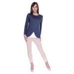 Damen MAMA Umstandshirt Langarm;