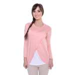 Damen MAMA Umstandshirt Langarm;