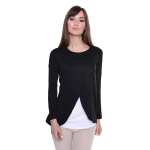 Damen MAMA Umstandshirt Langarm;