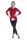 Damen MAMA Umstandshirt Langarm; Bordo 3XL/4XL 46/48