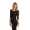 Damen Longshirt Shirt mit Wetlook Top;