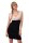 Damen Kleid Dress V-Ausschnitt Raffungen;