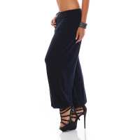 Damen Haremhose Hose Pumphose; Dunkelblau S/M/L 36/38/40