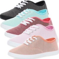 Damen Sneaker Schuhe Sommerschuhe in 5 Farben Gr. 36 bis 41