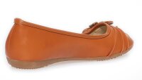 Ballerinas Damen Schuhe Sommerschuhe; Camel/37