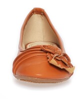 Ballerinas Damen Schuhe Sommerschuhe; Camel/38