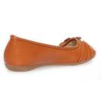 Ballerinas Damen Schuhe Sommerschuhe; Camel/39