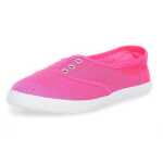 Damen Slipper Sneaker Sommerschuhe; Fuchsia/40