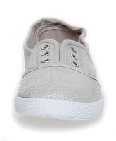 Damen Slipper Sneaker Sommerschuhe; Grau/36