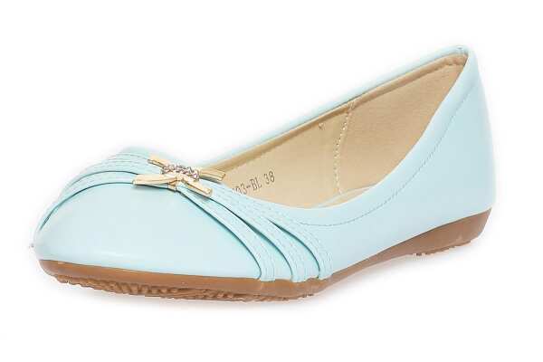 Ballerinas Damen Schuhe Sommerschuhe; Mint/40