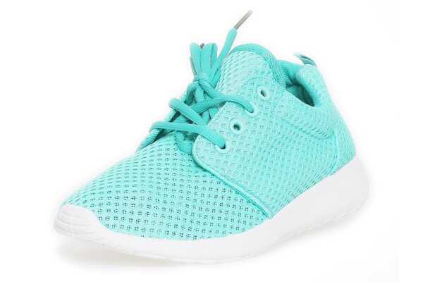Damen Sportschuhe Sneaker; Türkis 41