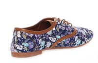 Damen Sneaker Schuhe Sommerschuhe Flower Muster; Blau/38