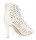Damen Schnür Pumps Stilett; Weiß/36
