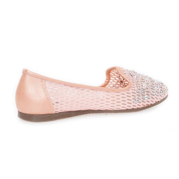 Ballerinas Damen Schuhe Glitzer Sommerschuhe, Pink/39