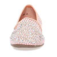 Ballerinas Damen Schuhe Glitzer Sommerschuhe, Pink/39