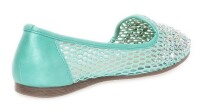 Ballerinas Damen Schuhe Glitzer Sommerschuhe, Skyblue/38