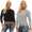 Damen Shirt T-Shirt Sport & Freizeit kurz Langarm;