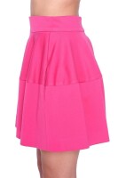 Damen Rock Minirock mit Taschen; Pink/S/36
