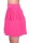 Damen Rock Minirock mit Taschen; Pink/S/36