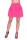 Damen Rock Minirock mit Taschen; Pink/S/36