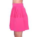 Damen Rock Minirock mit Taschen; Pink/M/38