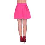 Damen Rock Minirock mit Taschen; Pink/M/38