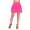 Damen Rock Minirock mit Taschen; Pink/M/38