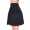 Damen Rock Minirock mit Taschen; Schwarz/S/36