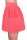 Damen Rock Minirock mit Taschen; Koralle/L/40